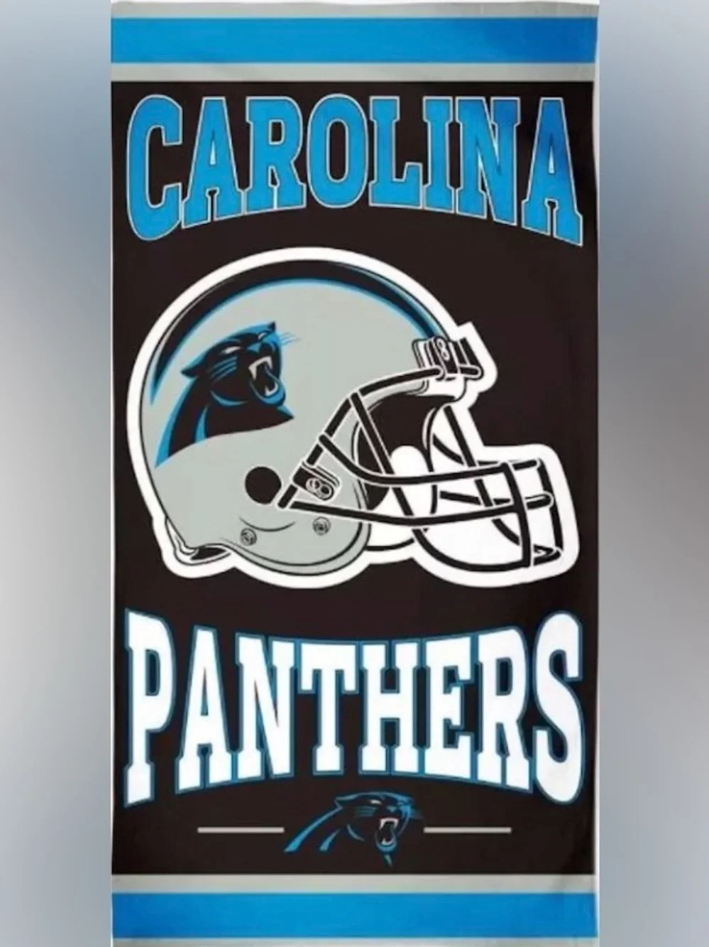 NFL Carolina Panthers beach towel